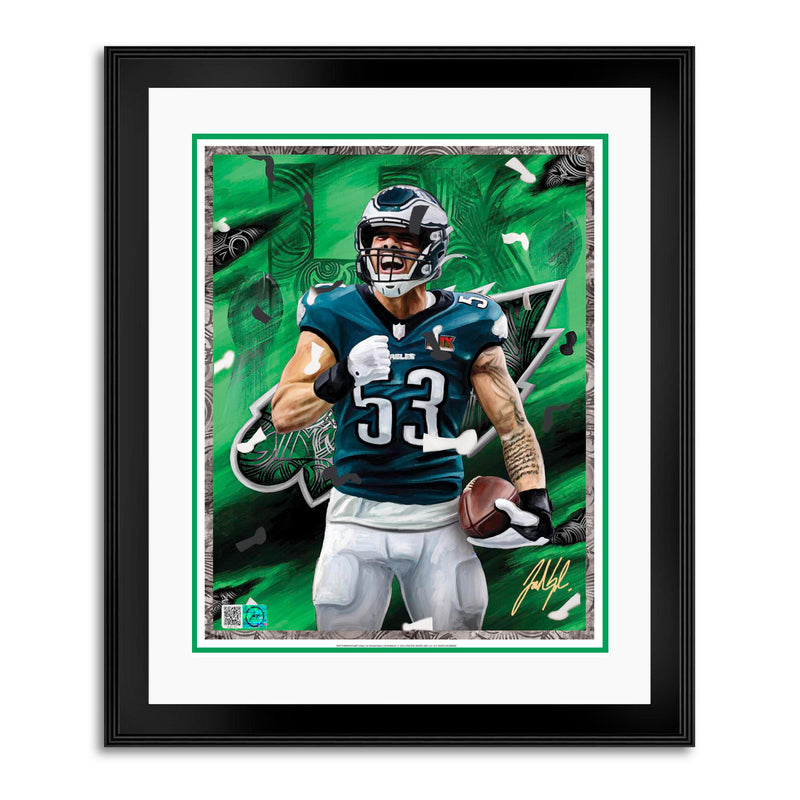 IMMORTAL MOMENTS™ ZACH BAUN "THE BALD EAGLE" LIX CHAMPIONS 8 x 10 Lithograph