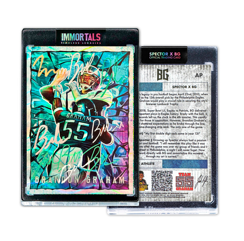 SPECTOR X BG | "BREAKTHROUGH" | GALACTIC PRISM ARTIST PROOF AUTOGRAPH TESTER