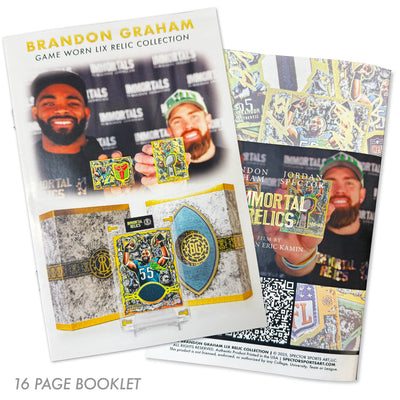 BRANDON GRAHAM "FOREVER 55" GAME WORN LIX RELIC COLLECTIBLE