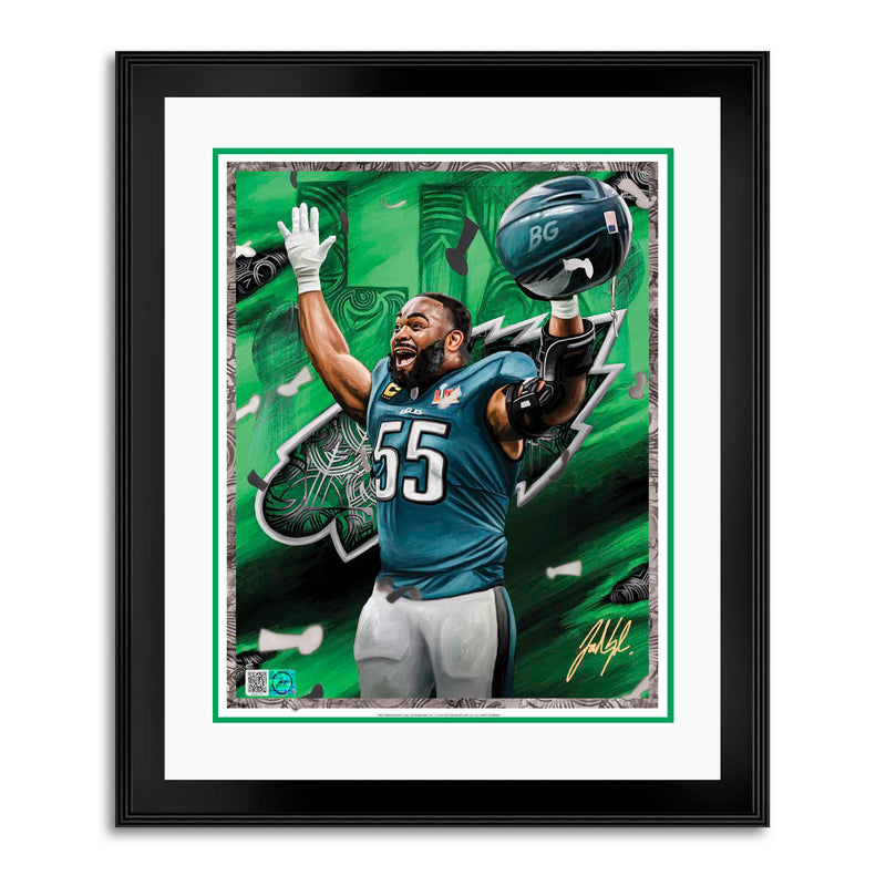 IMMORTAL MOMENTS™ BRANDON GRAHAM "BG" LIX CHAMPIONS 8 x 10 Lithograph