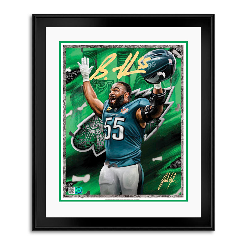 IMMORTAL MOMENTS™ BRANDON GRAHAM "BG" LIX CHAMPIONS 8 x 10 Lithograph