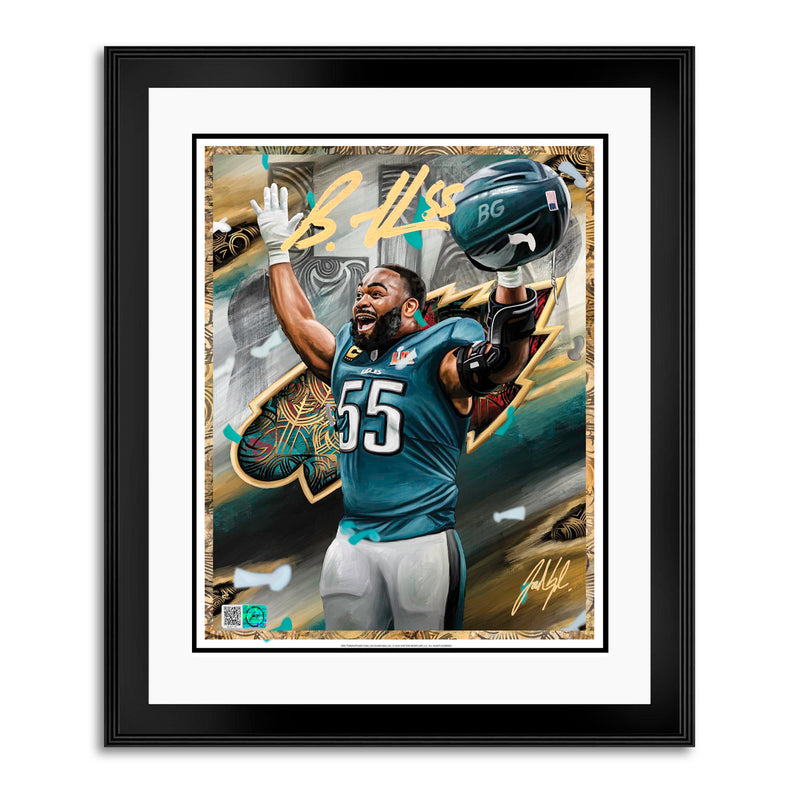 IMMORTAL MOMENTS™ BRANDON GRAHAM "BG" LIX CHAMPIONS 8 x 10 Lithograph