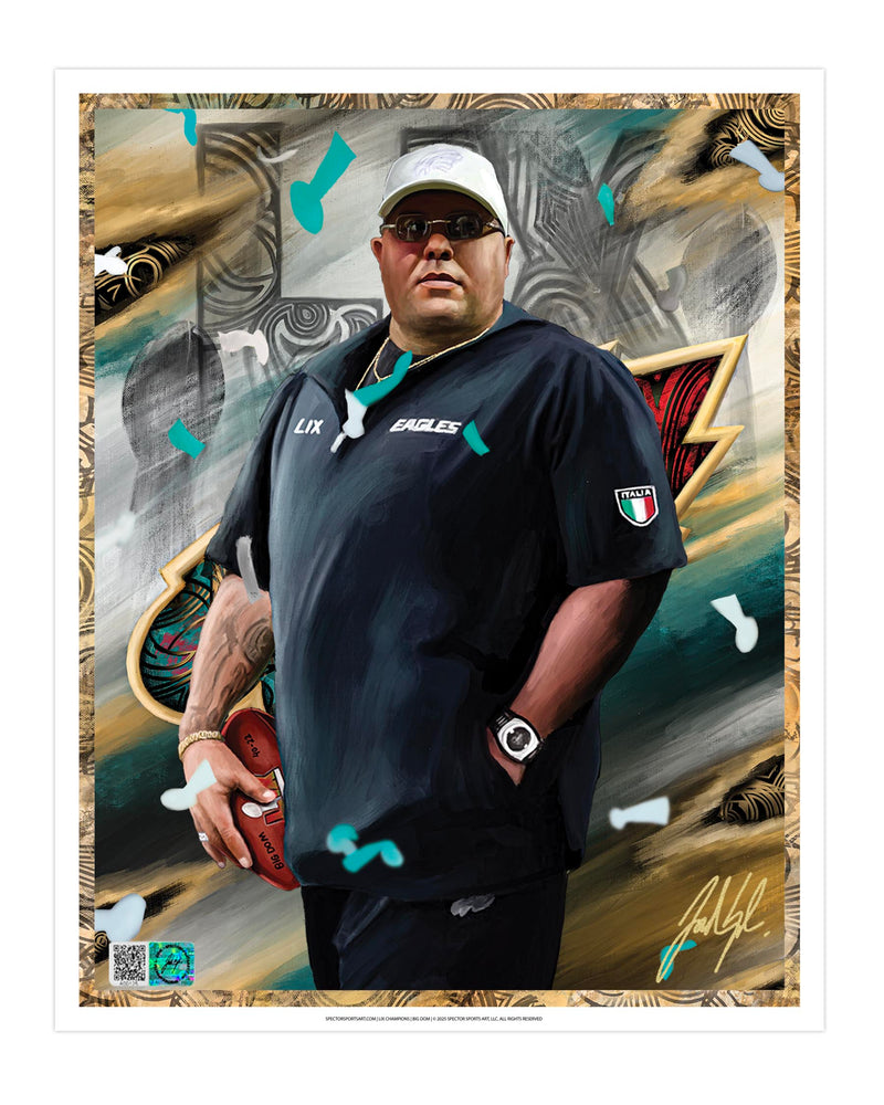 IMMORTAL MOMENTS™ BIG DOM LIX CHAMPIONS 8 x 10 Lithograph