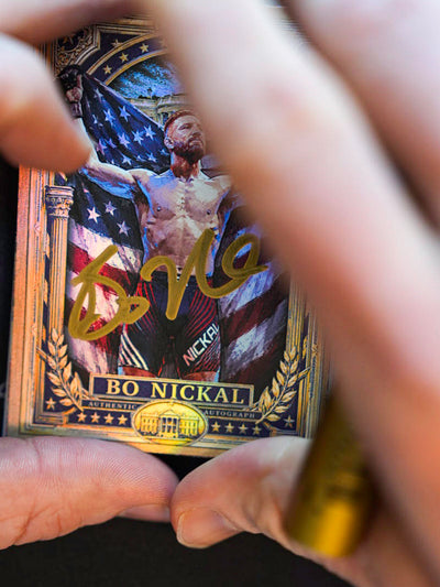 IMMORTAL MOMENTS™ "Freedom Forged" Bo Nickal Autograph Collectible