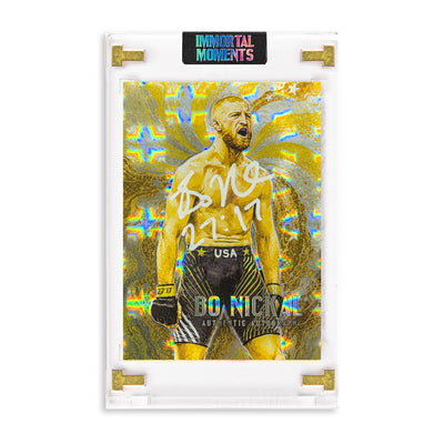 IMMORTAL MOMENTS™ "Stars & Strikes" Bo Nickal Autograph Collectible