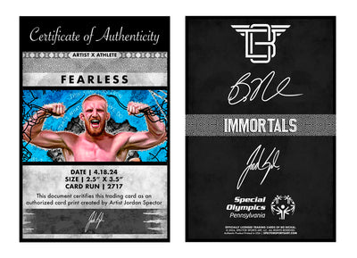 JORDAN SPECTOR X BO NICKAL - "THE ACE" - IMMORTALS™ TRADING CARD