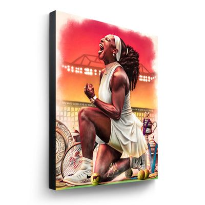 Serena Williams “Believe” - Spector Sports Art -