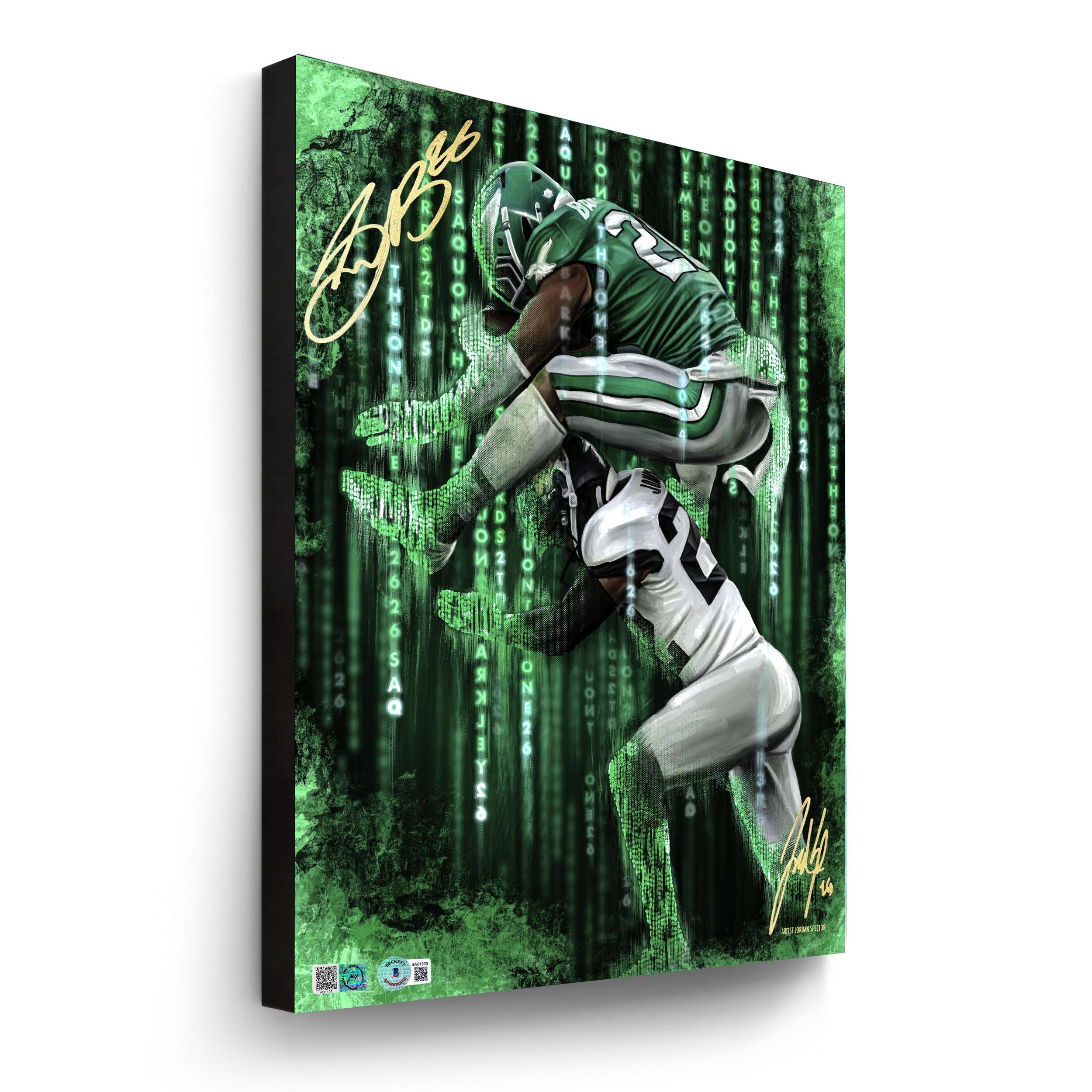 Saquon "THE ONE" Artist X Athlete Dual Autograph | Pre-Sale Opportunity