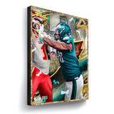 Jalen Carter LIX Champion Artist X Athlete Dual Autograph - Pre Order Opportunity