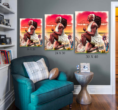 Serena Williams “Believe” - Spector Sports Art -