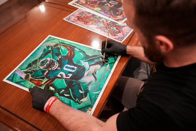 IMMORTALS™ BRIAN DAWKINS "RELENTLESS" LEGACY FINE ART EDITION – DUAL AUTOGRAPH