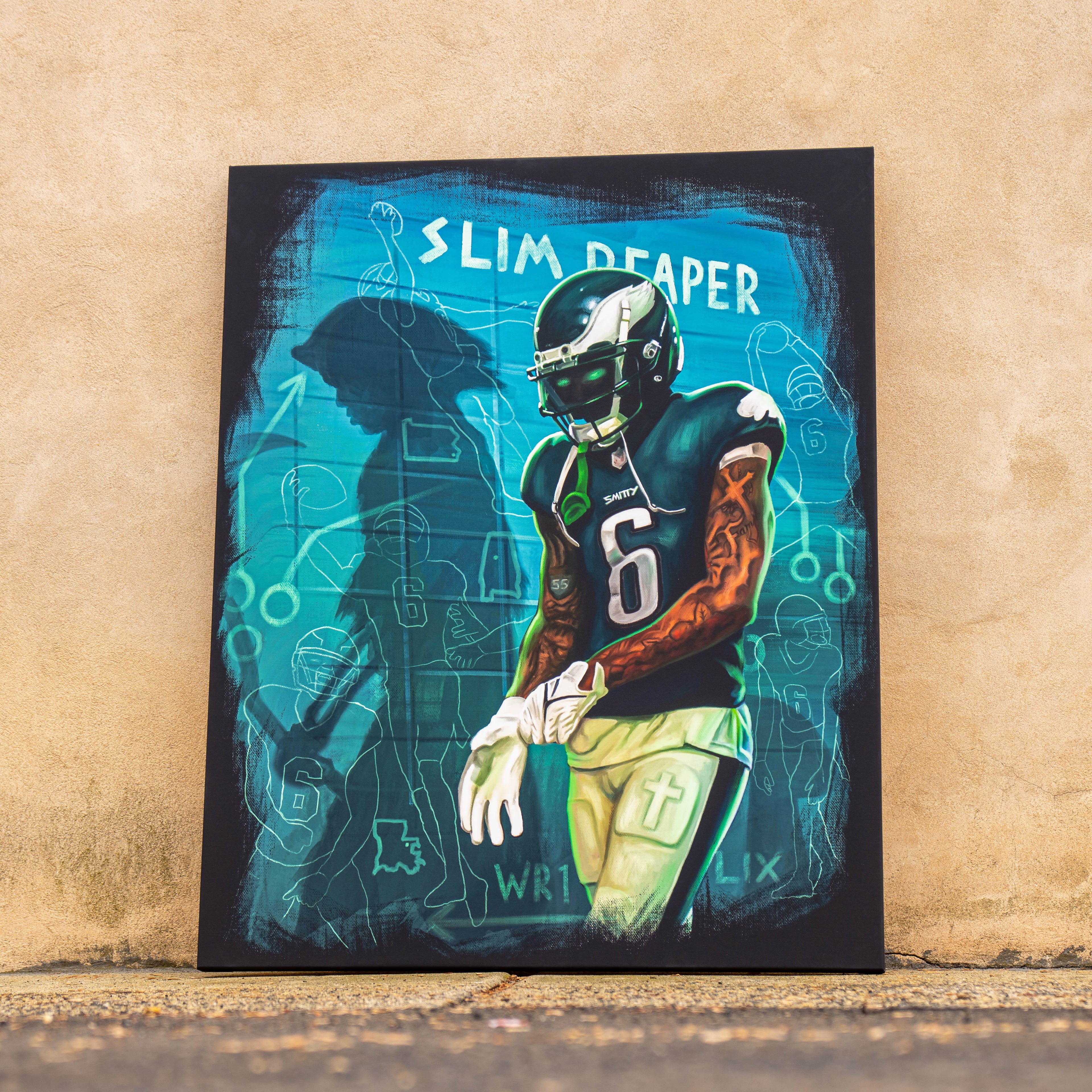 Devonta Smith "PHANTOM SIX" Artist X Athlete Dual Autograph | Pre-Sale Opportunity