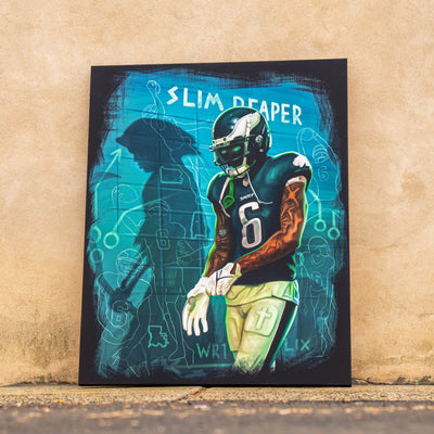 Devonta Smith "PHANTOM SIX" Artist X Athlete Dual Autograph | Pre-Sale Opportunity