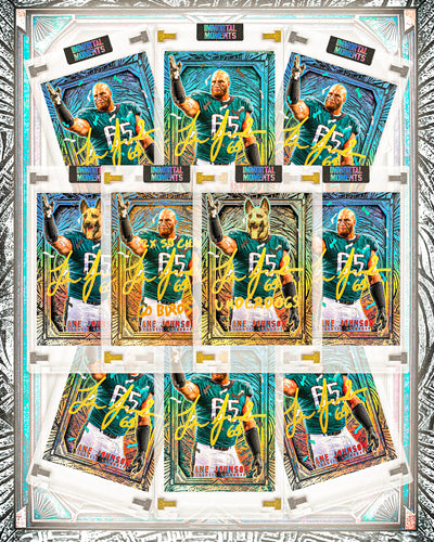 IMMORTAL MOMENTS™ LANE JOHNSON "UNDERDOGS" LII CHAMPIONS SET
