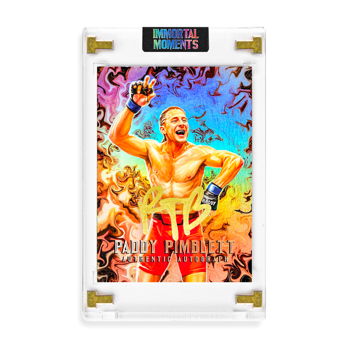 IMMORTAL MOMENTS™ Paddy Pimblett "THE BADDY" Autograph Collectible