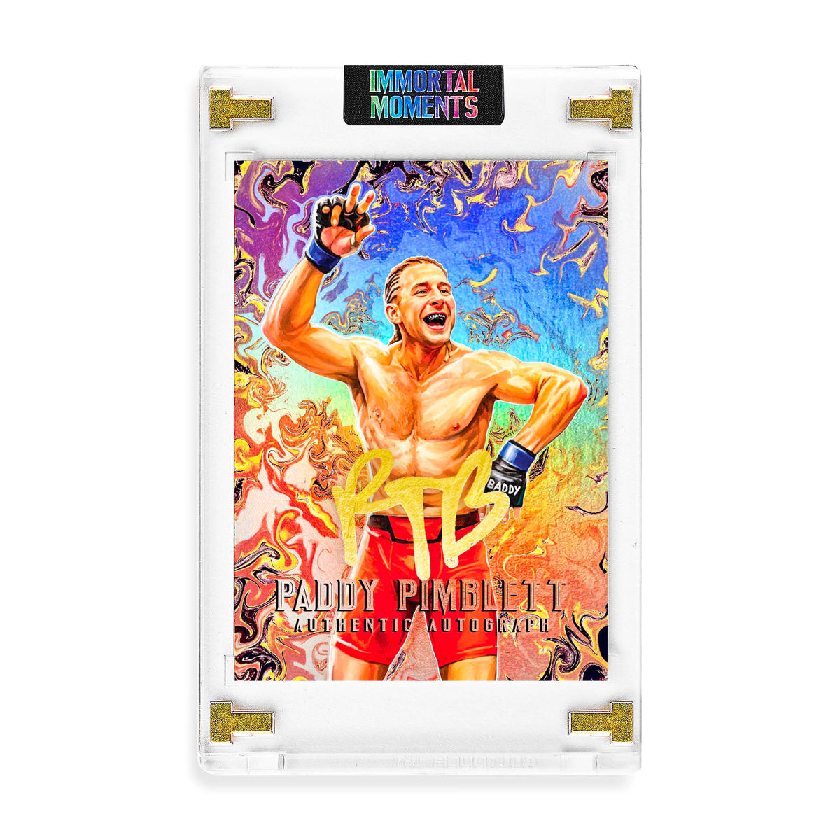 IMMORTAL MOMENTS™ Paddy Pimblett "THE BADDY" Autograph Collectible
