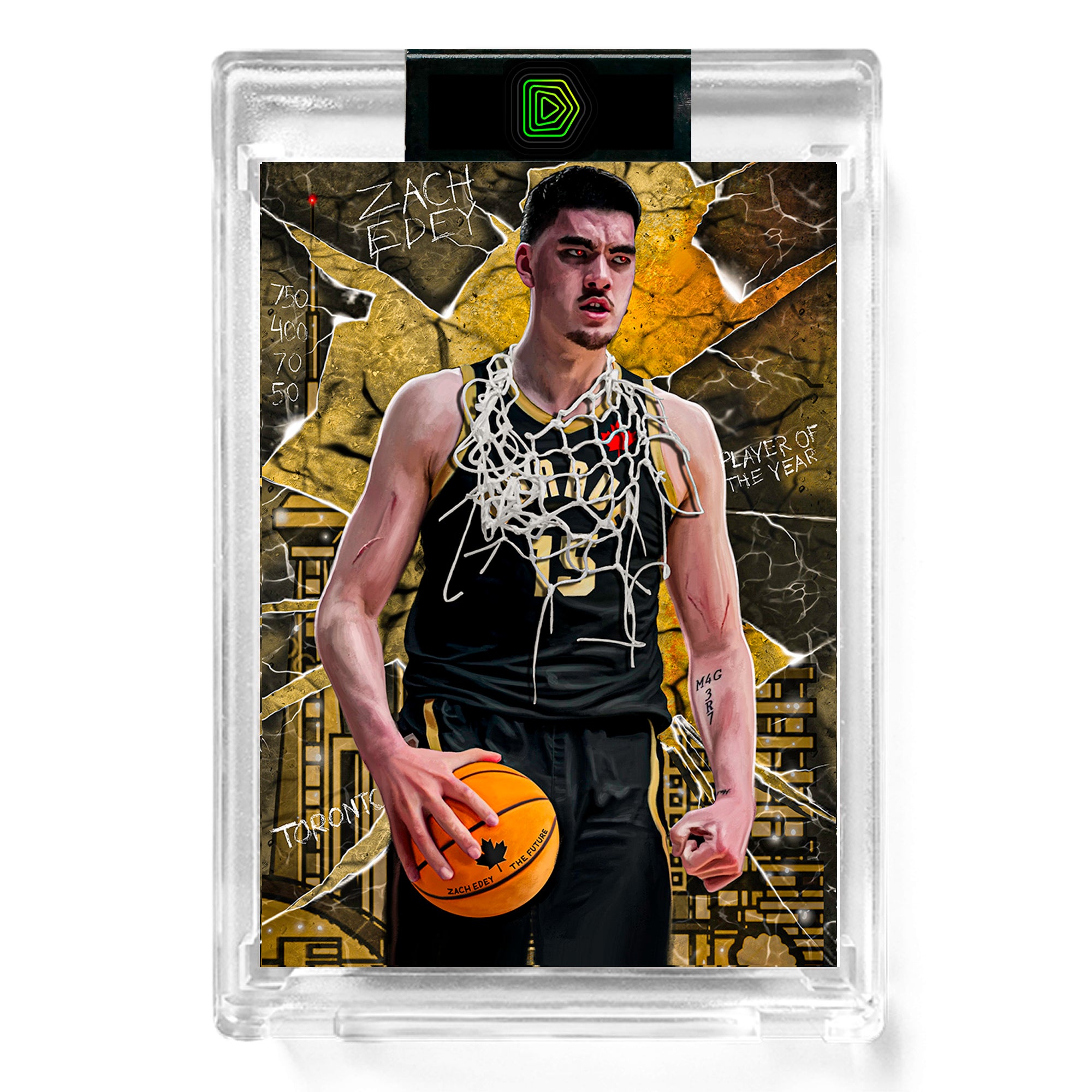 DAPS X SPECTOR - ZACH EDEY TRADING CARD - 24 HOURS ONLY