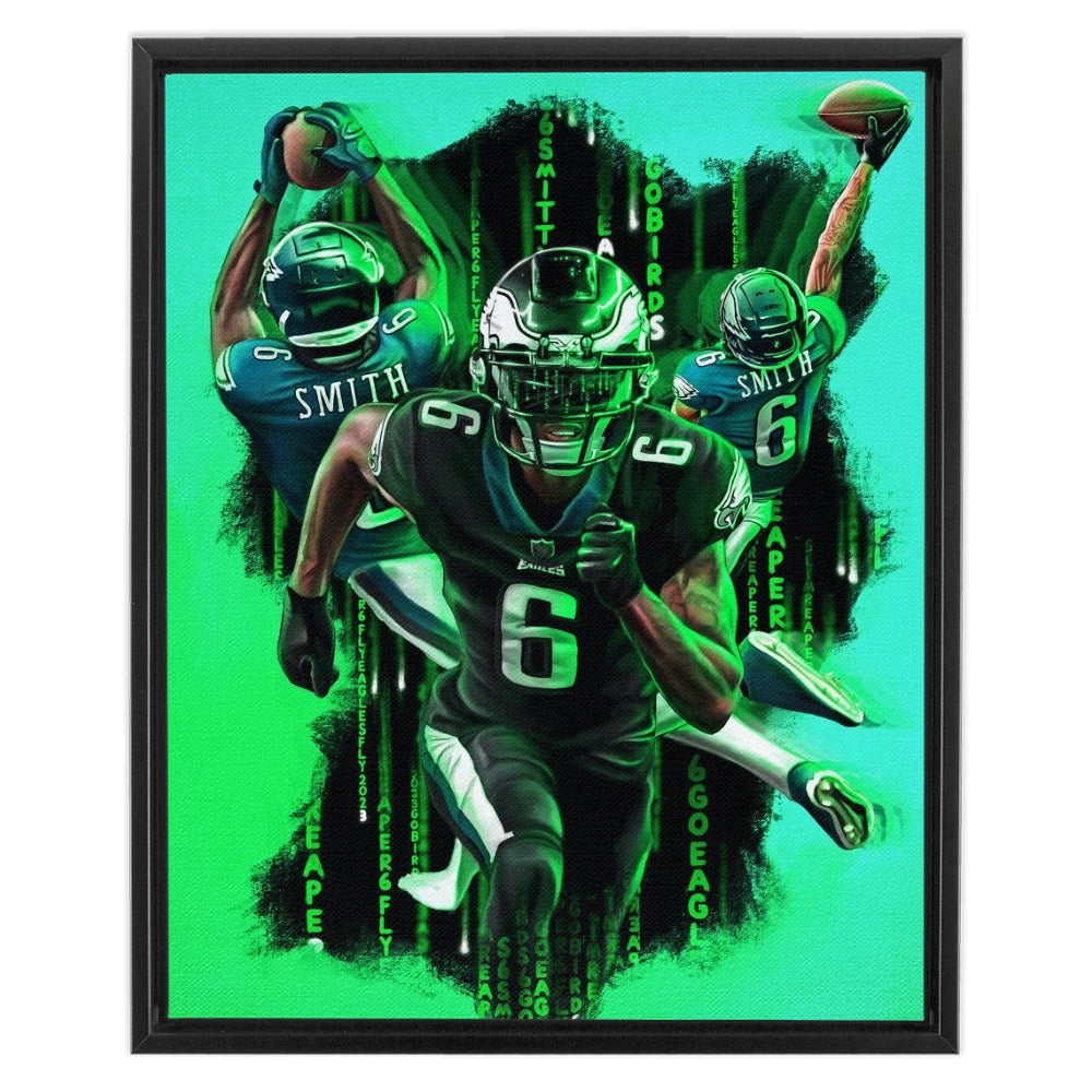 Devonta Smith “KEEP PUSHING” - Spector Sports Art -