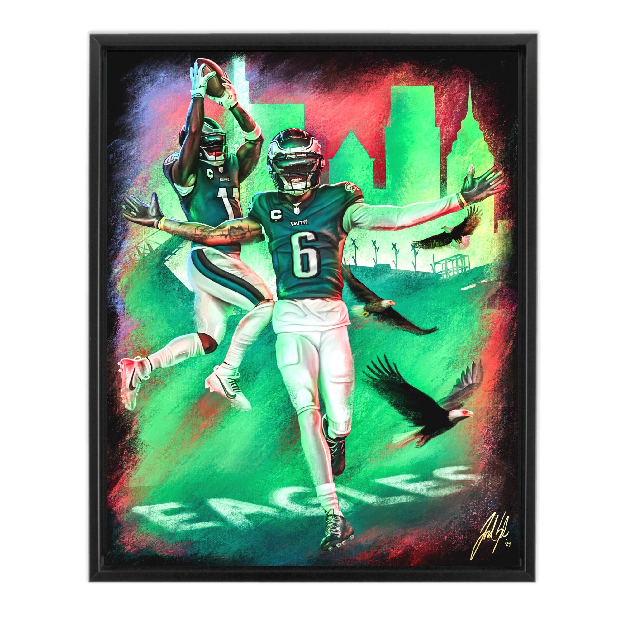 Devonta Smith & AJ Brown 