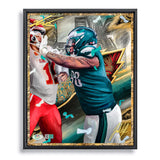 Jalen Carter LIX Champion Artist X Athlete Dual Autograph - Pre Order Opportunity