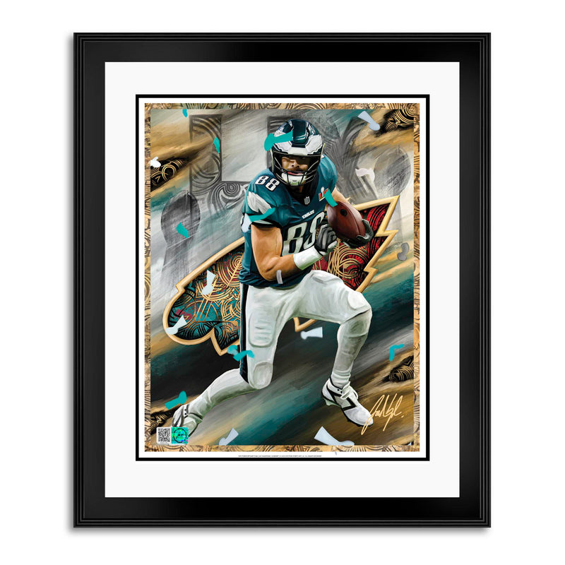 IMMORTAL MOMENTS™ DALLAS GOEDERT LIX CHAMPIONS 8 x 10 Lithograph
