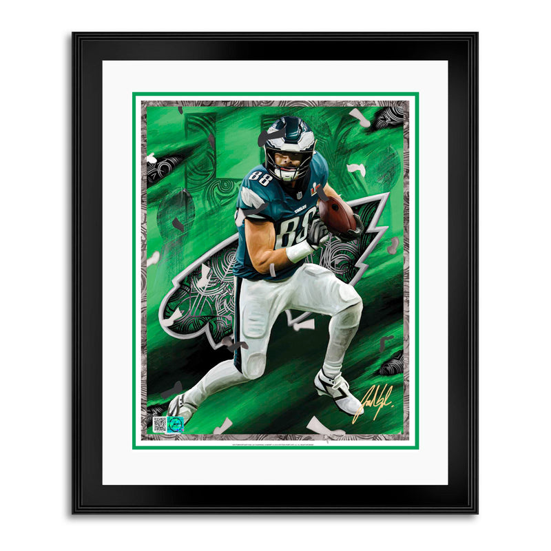 IMMORTAL MOMENTS™ DALLAS GOEDERT LIX CHAMPIONS 8 x 10 Lithograph