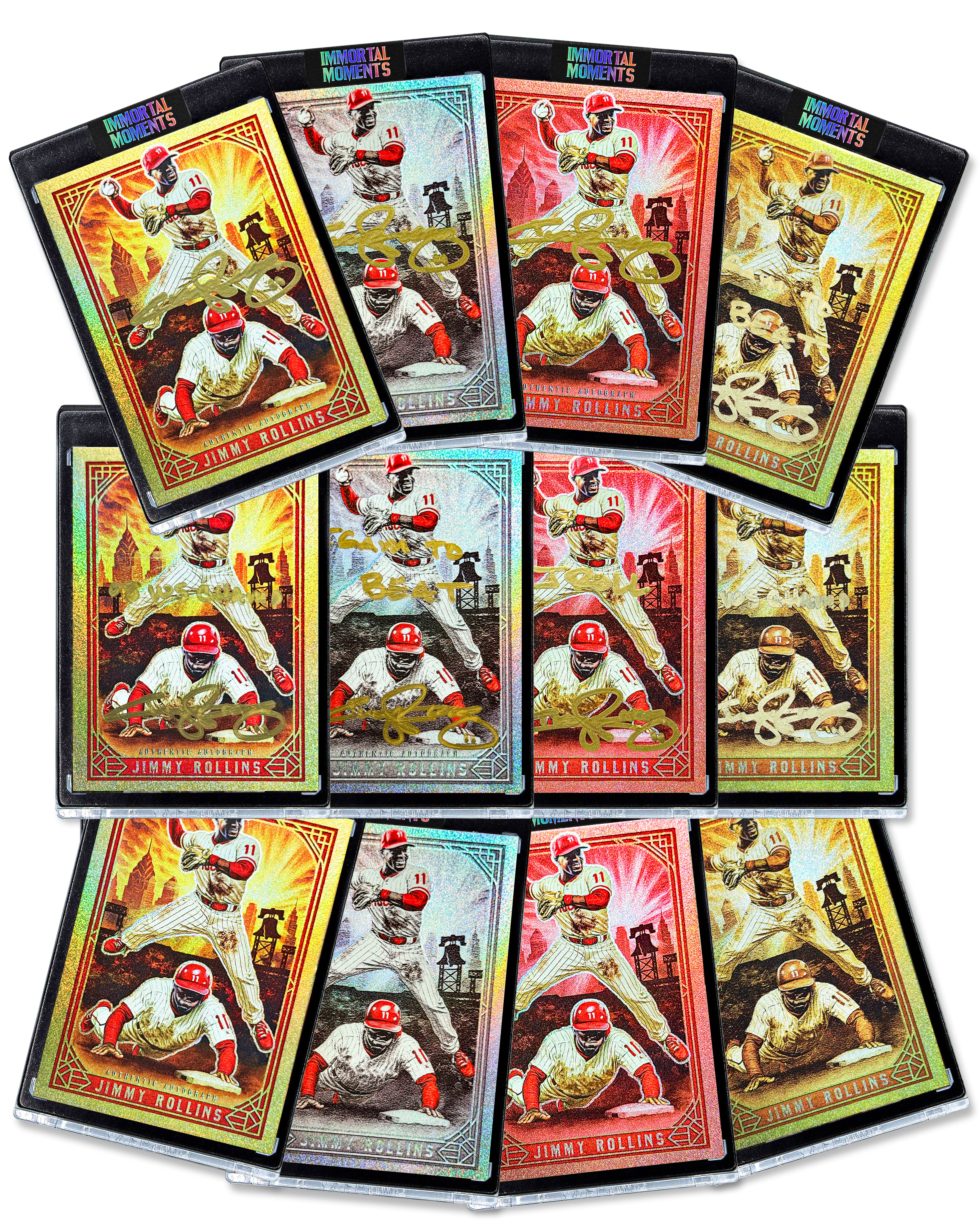 IMMORTAL MOMENTS™ JIMMY ROLLINS "GOLDEN GLOVE" COLLECTIBLE