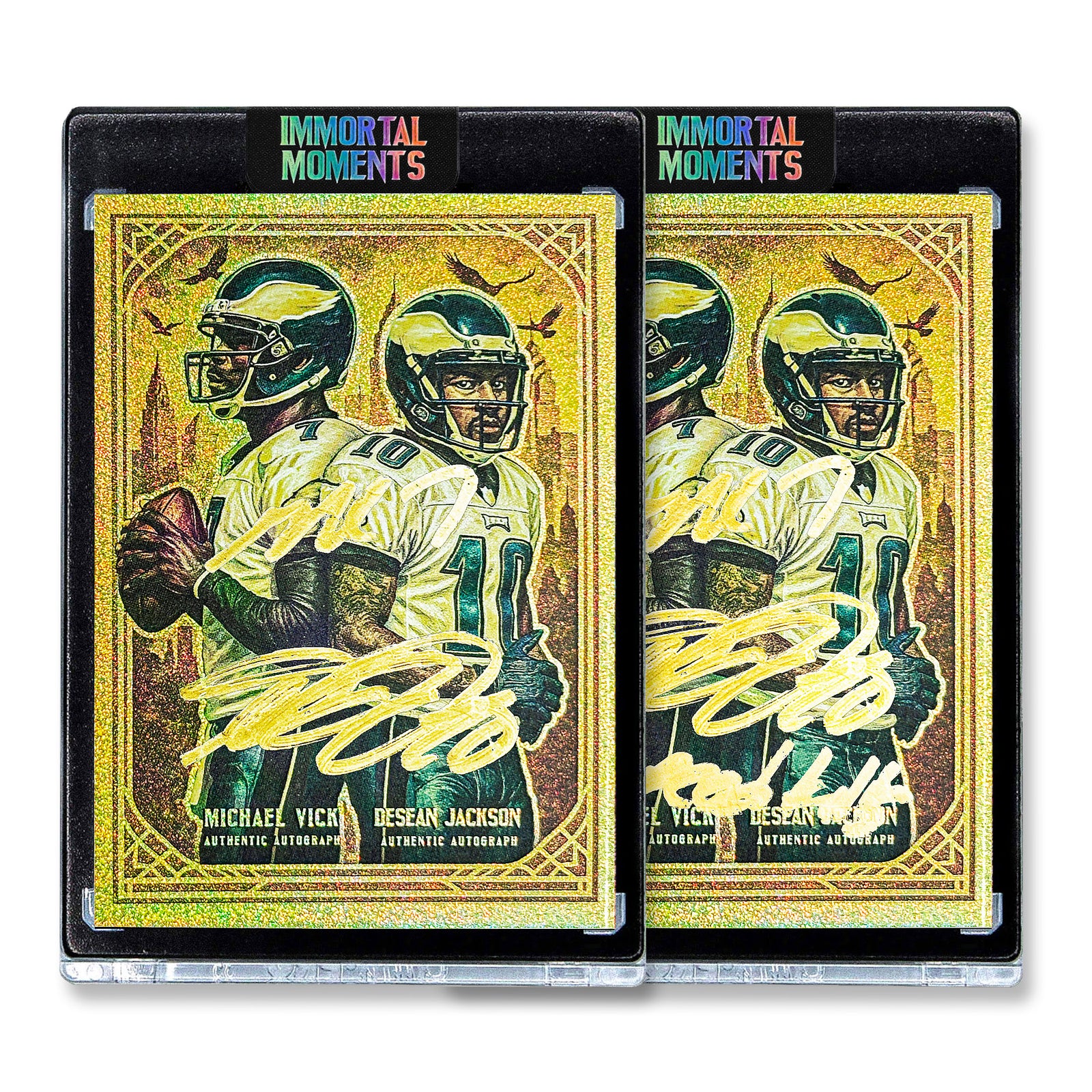 j*d様 ウォーキングデッド リック サインカード IMMORTAL MOMENTS™ MIKE VICK & DJAX 