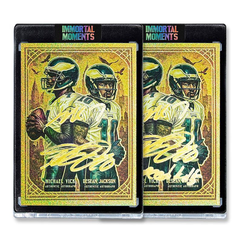 IMMORTAL MOMENTS™ MIKE VICK & DJAX "FLIGHT CHECK" COLLECTIBLE