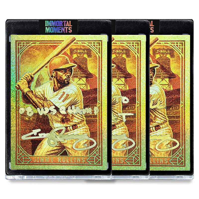 IMMORTAL MOMENTS™ JIMMY ROLLINS "SWITCH HIT" COLLECTIBLE