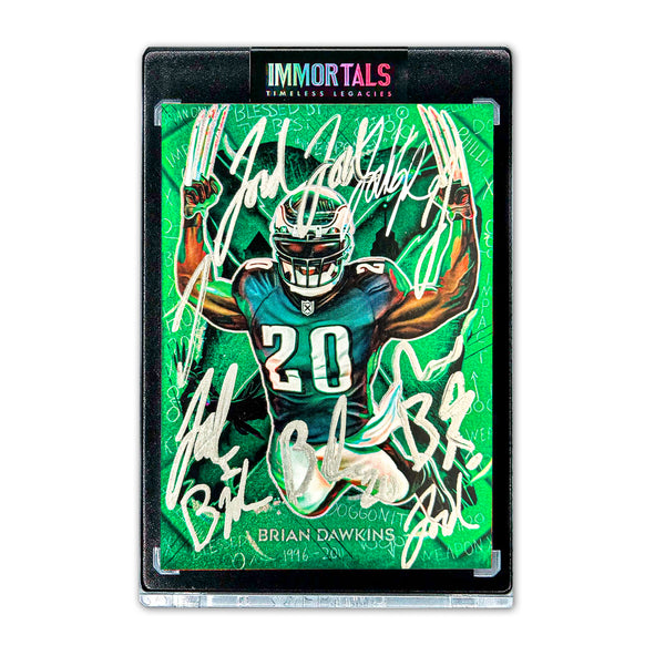 SPECTOR X DAWKINS | "RELENTLESS" | GREEN PARALLEL ARTIST PROOF AUTOGRAPH TESTER