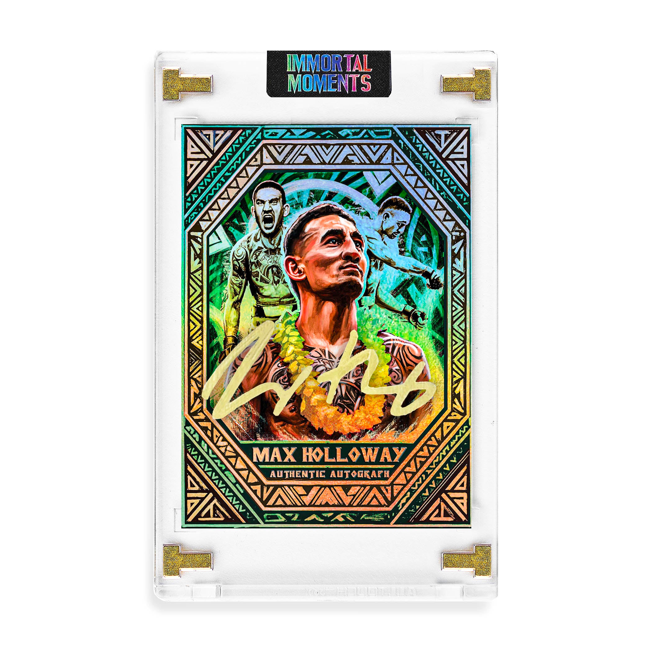IMMORTAL MOMENTS™ "BLESSED" Max Holloway Autograph Collectible