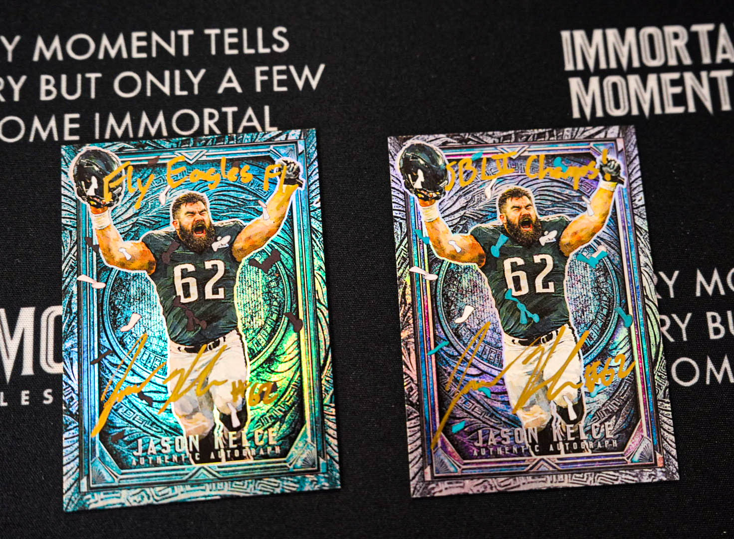 IMMORTAL MOMENTS™ JASON KELCE "THE UNDERDOG" LII CHAMPIONS SET