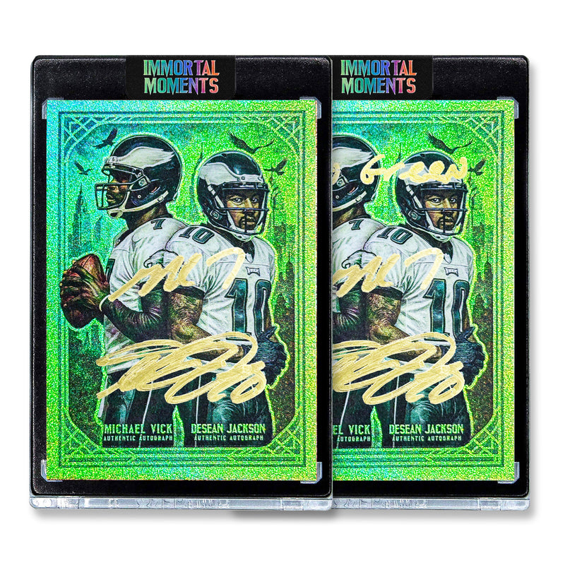 IMMORTAL MOMENTS™ MIKE VICK & DJAX "FLIGHT CHECK" COLLECTIBLE