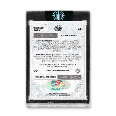 IMMORTAL™ National Gems James Harrison Collectible