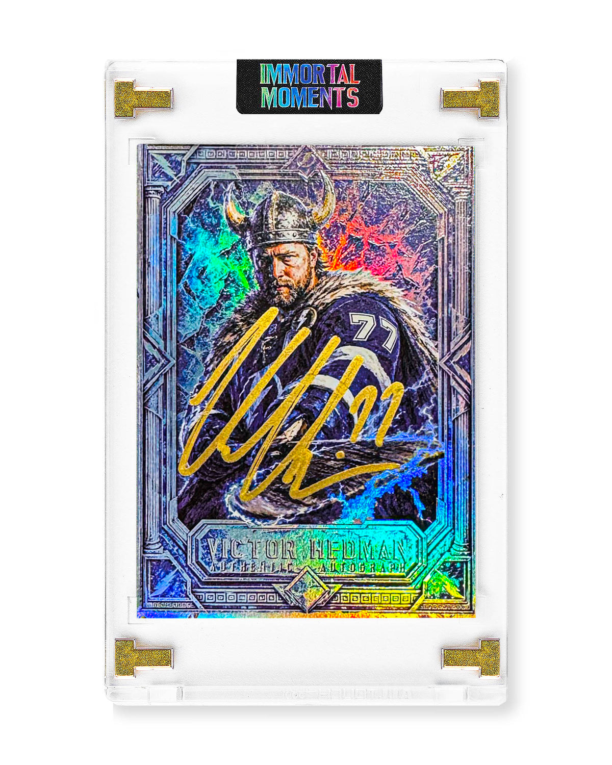 IMMORTAL MOMENTS™ Victor Hedman "THE VIKING" Autograph Collectible