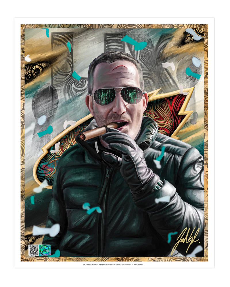 IMMORTAL MOMENTS™ HOWIE "THE ARCHITECT" LIX CHAMPIONS 8 x 10 Lithograph