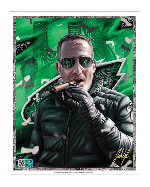 IMMORTAL MOMENTS™ HOWIE "THE ARCHITECT" LIX CHAMPIONS 8 x 10 Lithograph