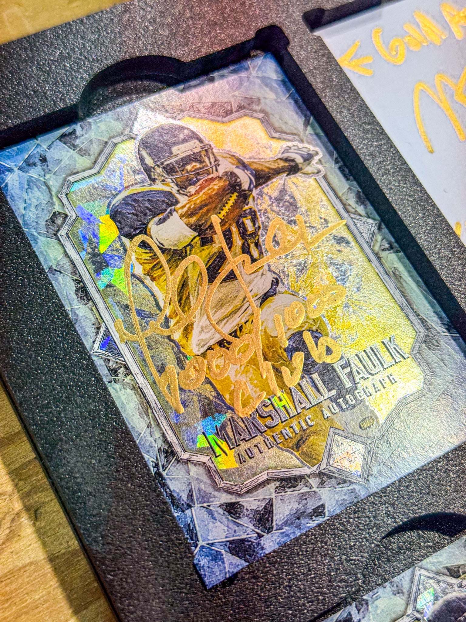 IMMORTAL MOMENTS™ National Gems Marshall Faulk Collectible
