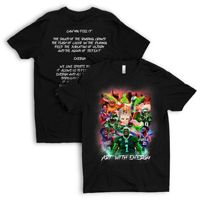 Philly Sports "ART WITH ENERGY" Limited Edition T-shirt - Spector Sports Art -