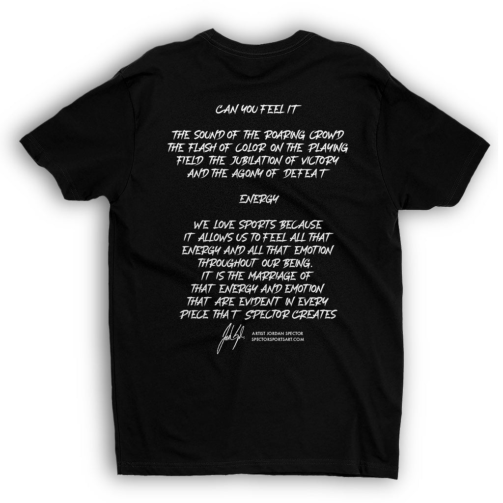 Philly Sports "ART WITH ENERGY" Limited Edition T-shirt - Spector Sports Art -