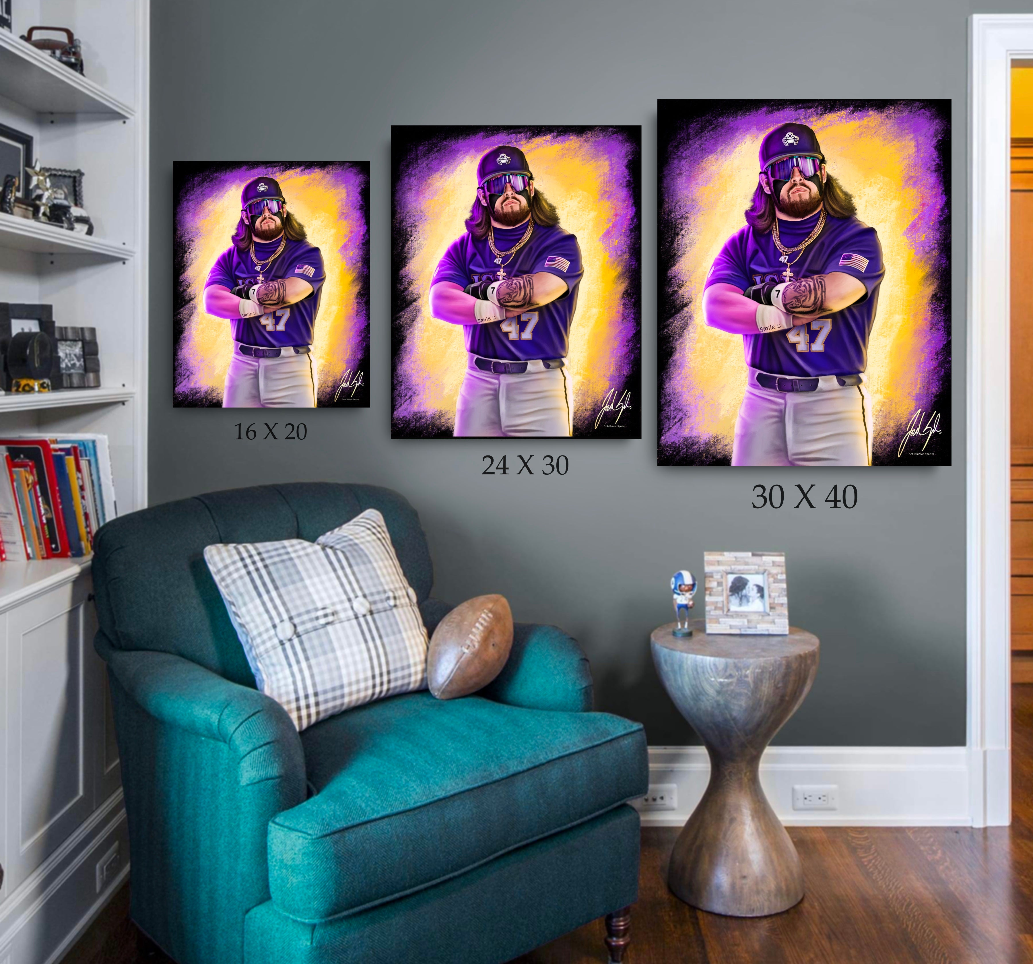 Tommy Tanks - Spector Sports Art -