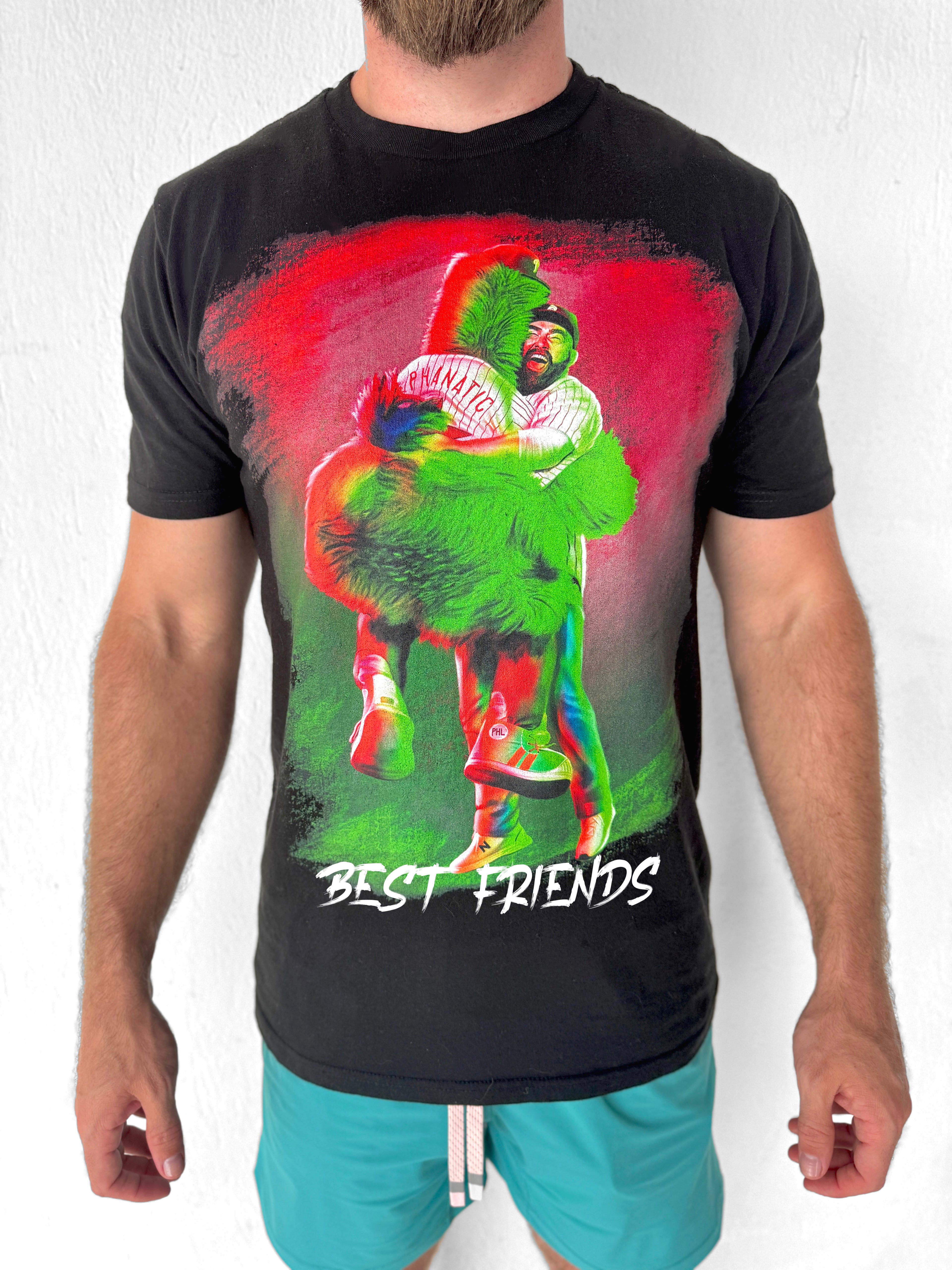 Kelce & The Phanatic "BEST FRIENDS" Limited Edition T-shirt | AVAILABLE 11/24 - 11/27 - Spector Sports Art -
