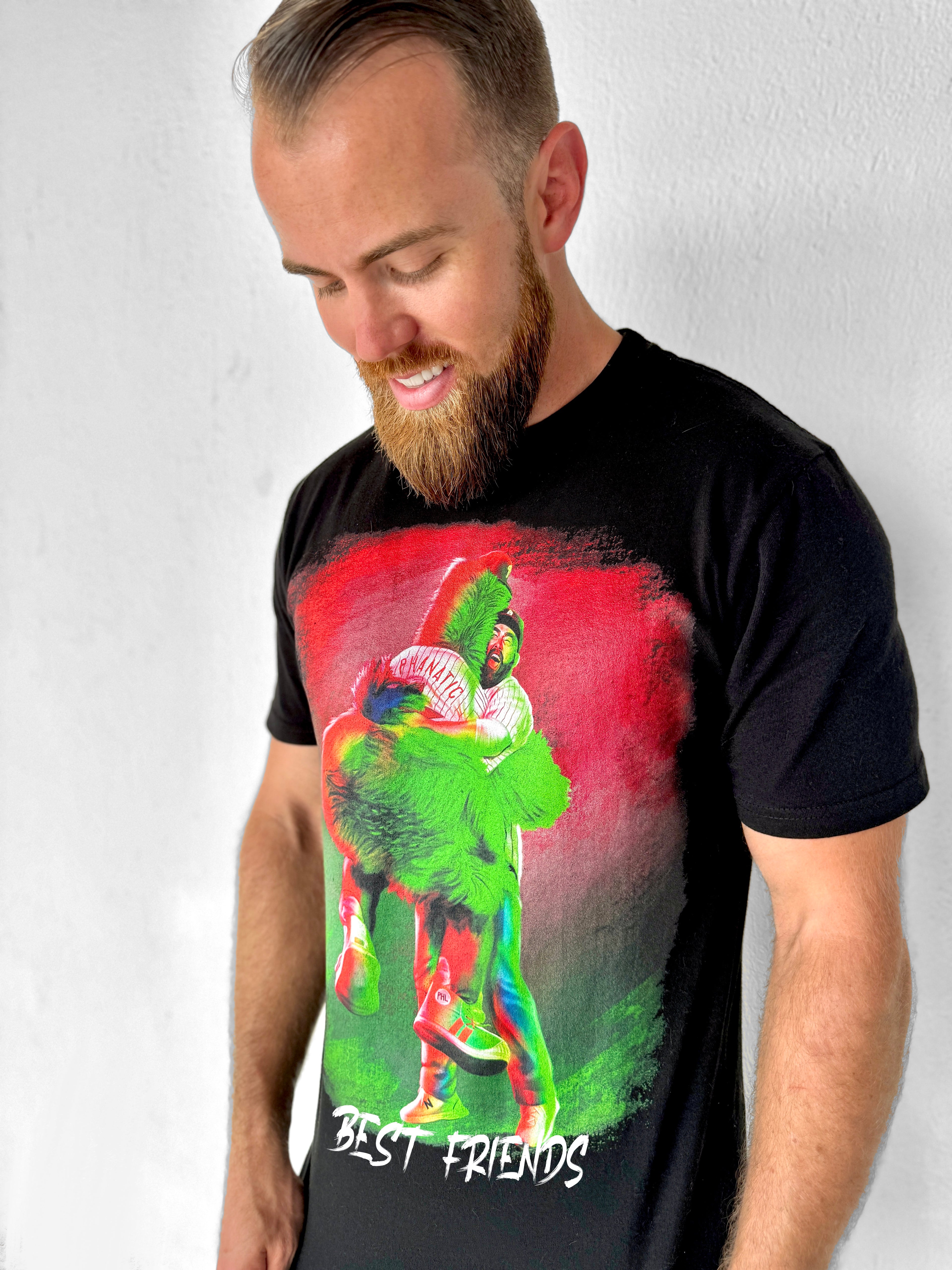 Kelce & The Phanatic "BEST FRIENDS" Limited Edition T-shirt | AVAILABLE 11/24 - 11/27 - Spector Sports Art -
