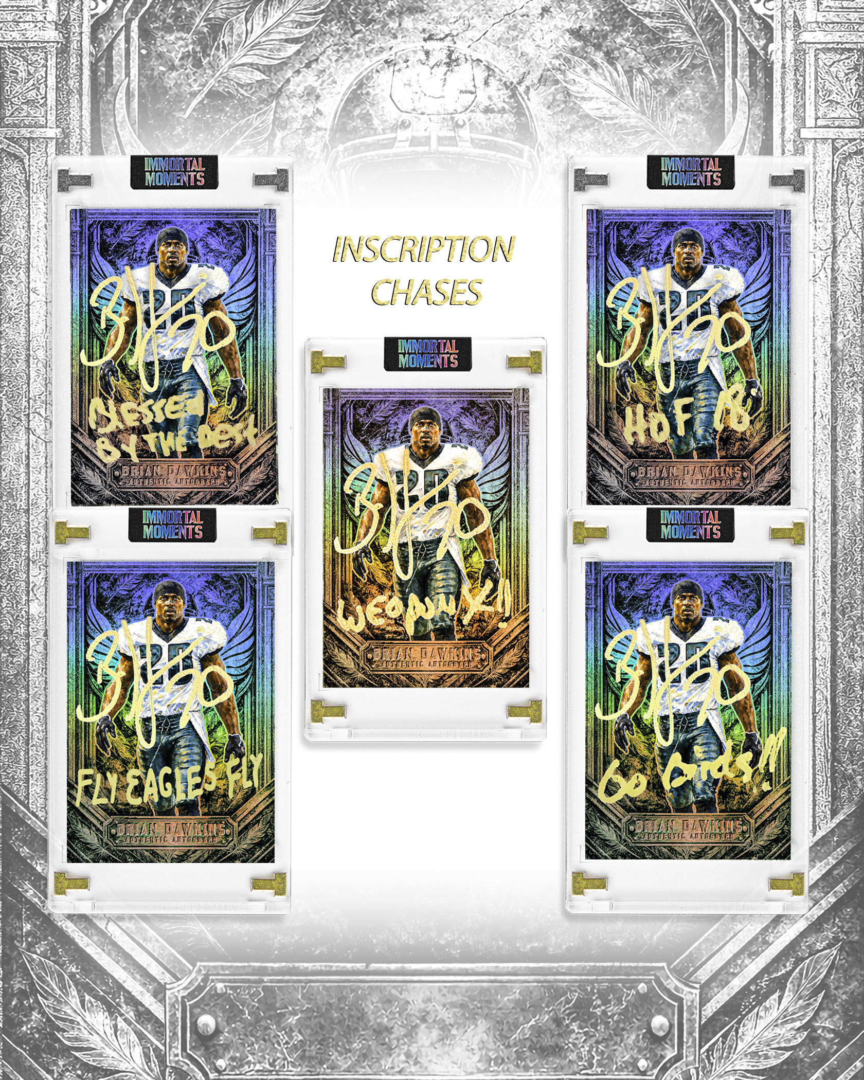 IMMORTAL MOMENTS™ BRIAN DAWKINS "THE STANDARD" PHILLY PHAME SET