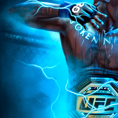 Israel Adesanya “The Last Stylebender” - Spector Sports Art -