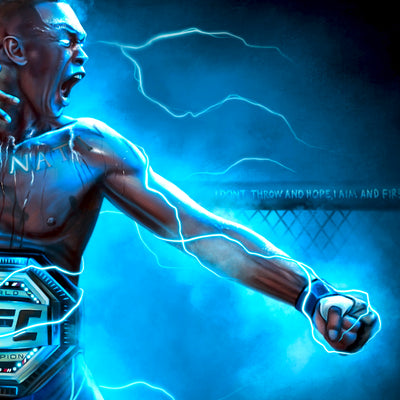 Israel Adesanya “The Last Stylebender” - Spector Sports Art -