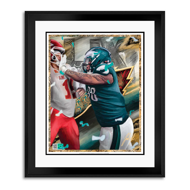 IMMORTAL MOMENTS™ JALEN CARTER "THE BREADMAN" LIX CHAMPIONS 8 x 10 Lithograph