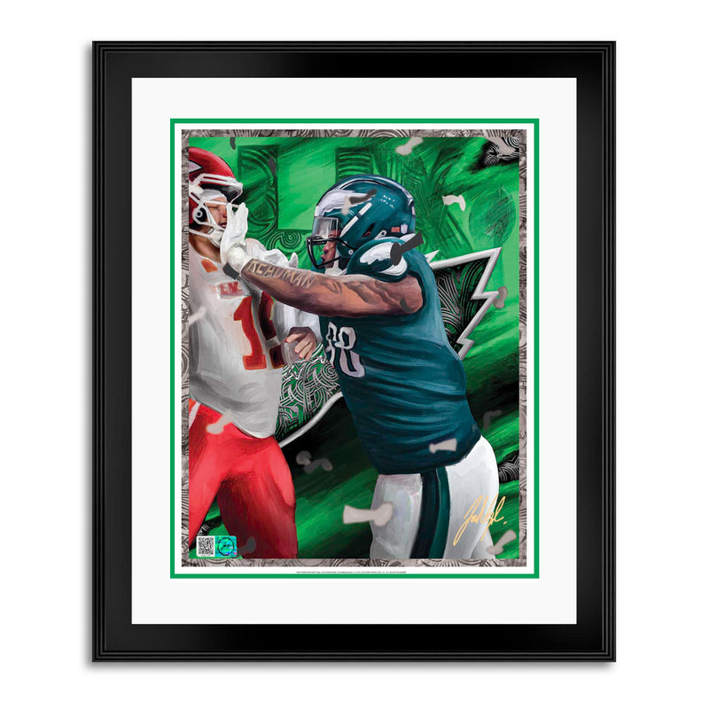 IMMORTAL MOMENTS™ JALEN CARTER "THE BREADMAN" LIX CHAMPIONS 8 x 10 Lithograph