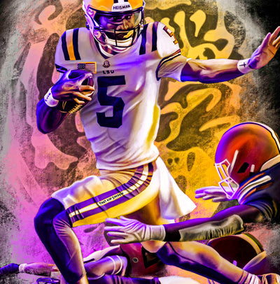 "THAT KID" Jayden Daniels - Spector Sports Art -